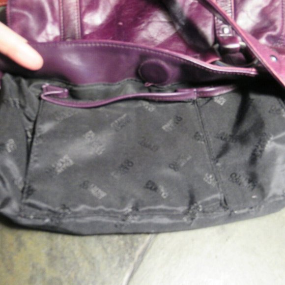 Small Franco Sarto purple Italian leather bag. - Picture 3 of 9